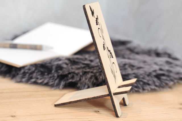 Support Smartphone - Modèle Fleurs Papillon
