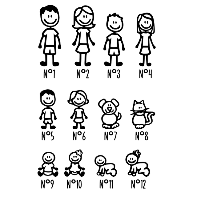 Porte clé Famille