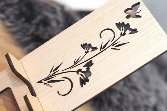 Support Smartphone - Modèle Fleurs Papillon